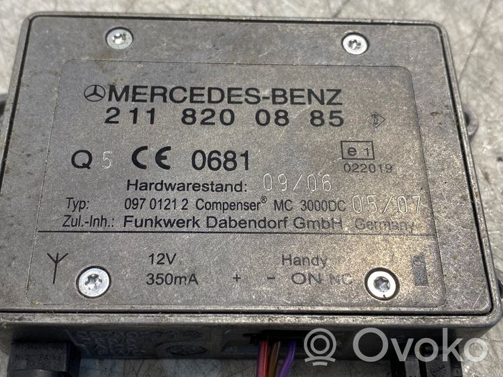 Mercedes-Benz E W211 Antenna bluetooth 2118200885