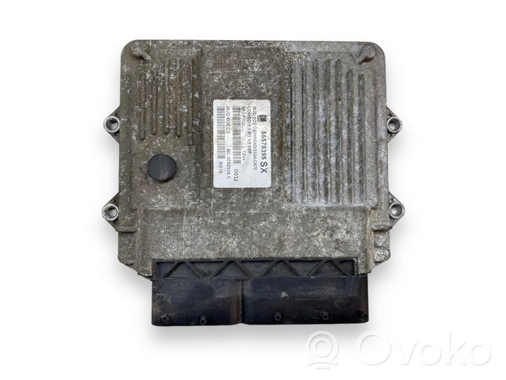 Opel Combo C Komputer / Sterownik ECU i komplet kluczy 55578395