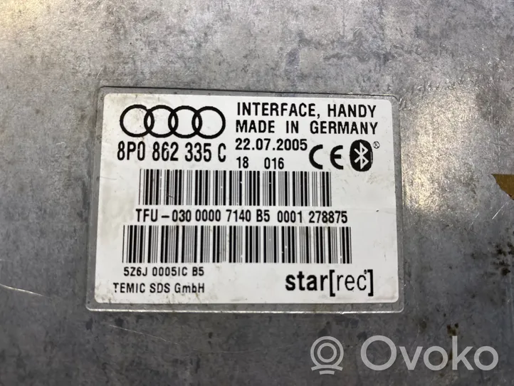 Audi A6 Allroad C5 Module unité de contrôle Bluetooth 8P0862335C