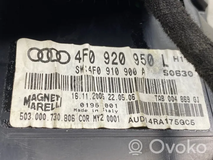 Audi A6 S6 C6 4F Moottorinohjausyksikön sarja ja lukkosarja 0281012557