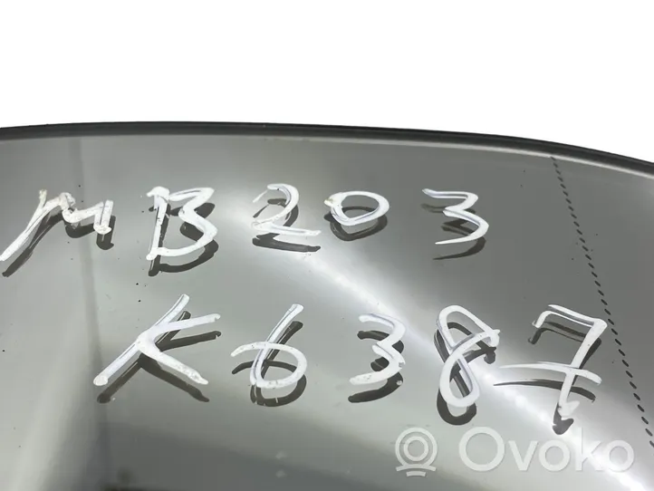 Mercedes-Benz C W203 Vetro specchietto retrovisore 413133454