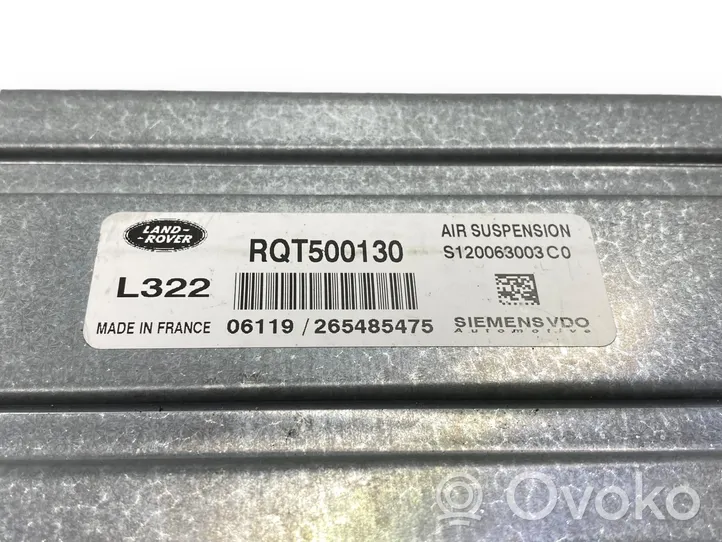 Land Rover Range Rover L322 Sterownik / Moduł zawieszenia pneumatycznego RQT500130