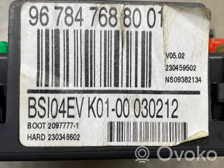 Citroen C4 Grand Picasso Komputer / Sterownik ECU i komplet kluczy 9678686080