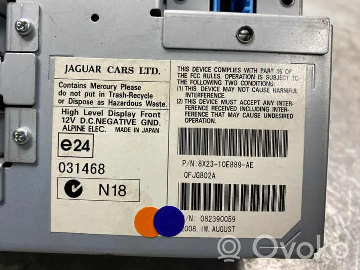 Jaguar XF Ekrāns / displejs / mazais ekrāns 8X2310E889AE