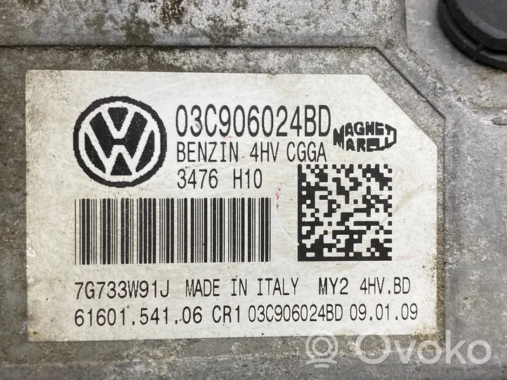 Volkswagen Golf VI Kit centralina motore ECU e serratura 03C906024BD