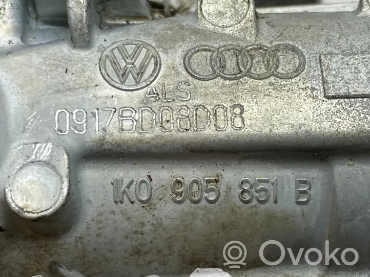 Volkswagen Golf VI Moottorinohjausyksikön sarja ja lukkosarja 03C906024BD