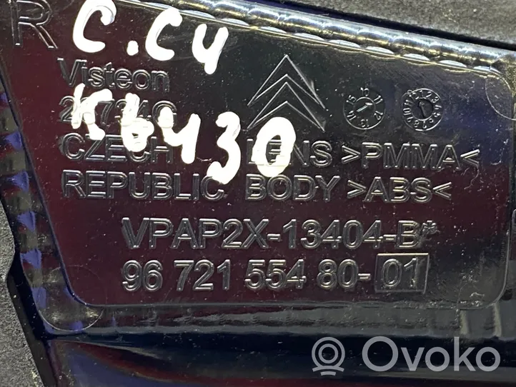 Citroen C4 II Lampy tylnej klapy bagażnika VPAP2X13404B