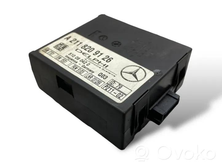 Mercedes-Benz C W203 Boîtier module alarme A2118209126