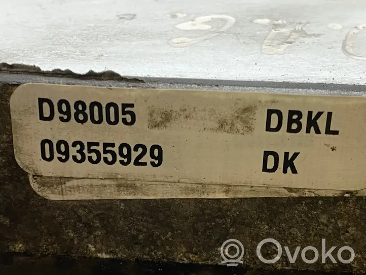 Opel Astra G Komputer / Sterownik ECU i komplet kluczy 09355929