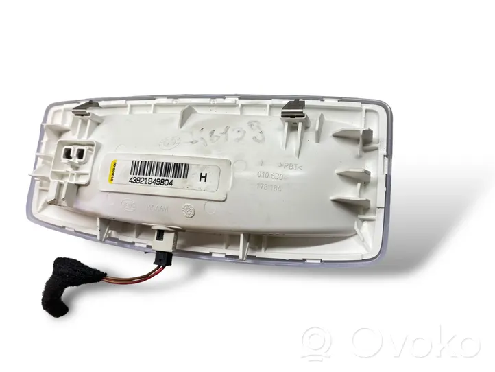 BMW 1 F20 F21 Illuminazione sedili posteriori 43921949804