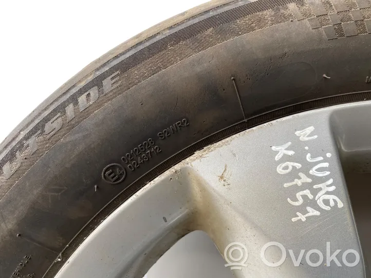 Nissan Juke I F15 R 17 lengvojo lydinio ratlankis (-iai) 5X1143