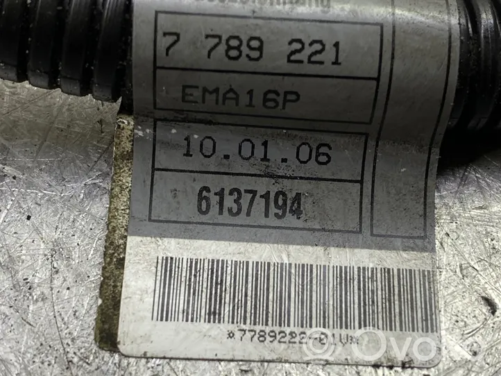 BMW 5 E60 E61 Câble de batterie positif 7789222
