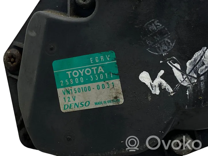 Toyota Yaris Zawór EGR 2580033011