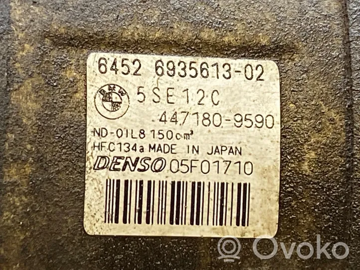 BMW 1 E81 E87 Ilmastointilaitteen kompressorin pumppu (A/C) 4471809590