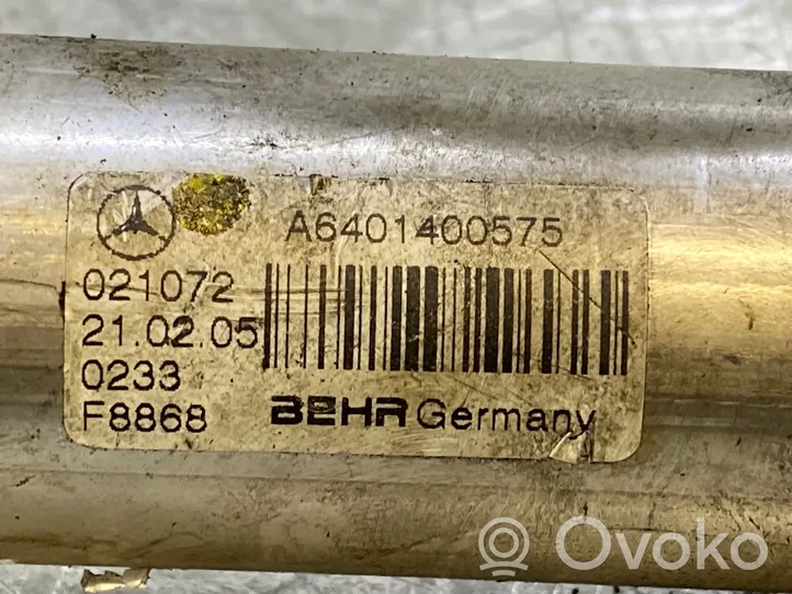 Mercedes-Benz A W169 EGR-venttiili/lauhdutin A6401400575