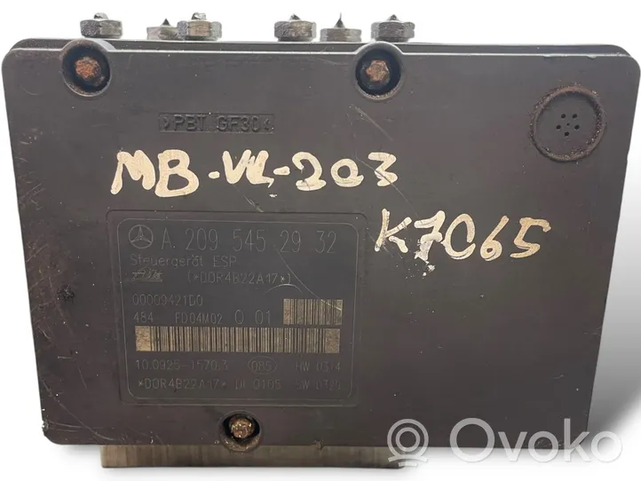 Mercedes-Benz C W203 Pompe ABS A2095452932