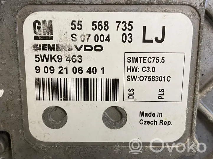 Opel Astra H Calculateur moteur ECU 55568735