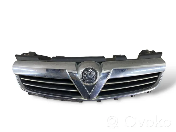 Opel Zafira B Grille calandre supérieure de pare-chocs avant 13247331