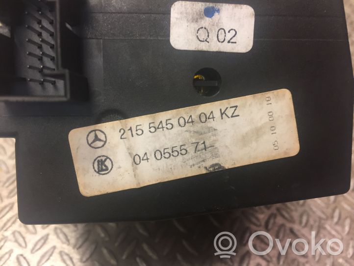 Mercedes-Benz CL C215 Interrupteur d’éclairage 2155450404
