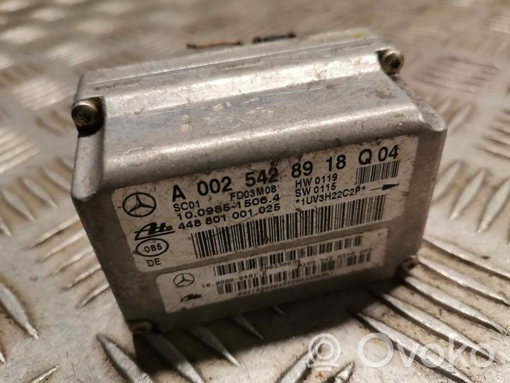 Mercedes-Benz ML W163 Kulmanopeusanturi 0025428918