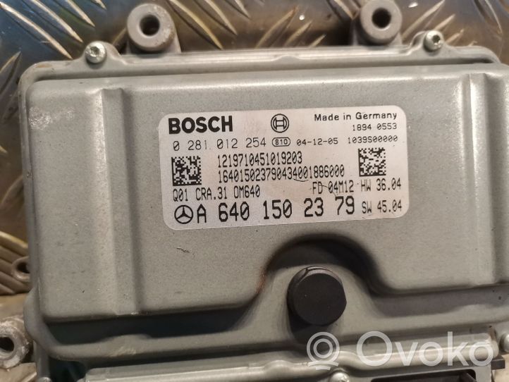 Mercedes-Benz A W169 Juego de cerradura y set ECU del motor 6401502379