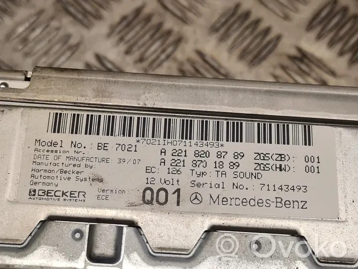 Mercedes-Benz S W221 Amplificateur de son 2218208789