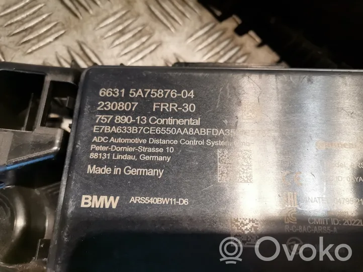 BMW X7 G07 Capteur radar de distance 66315A75876