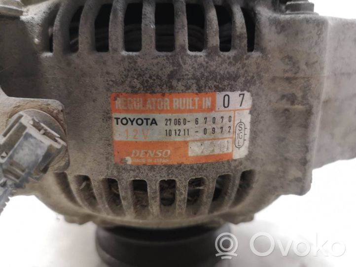 Toyota Land Cruiser (HDJ90) Generaattori/laturi 2706067070