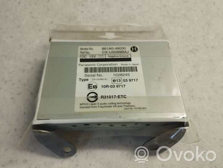 Toyota Land Cruiser (J150) Controllo multimediale autoradio 861A048030