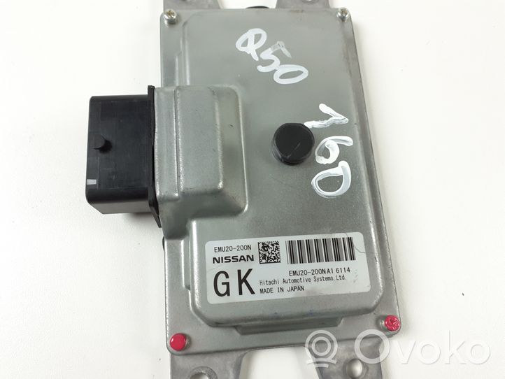 Infiniti Q50 Module de contrôle de boîte de vitesses ECU EMU20200N