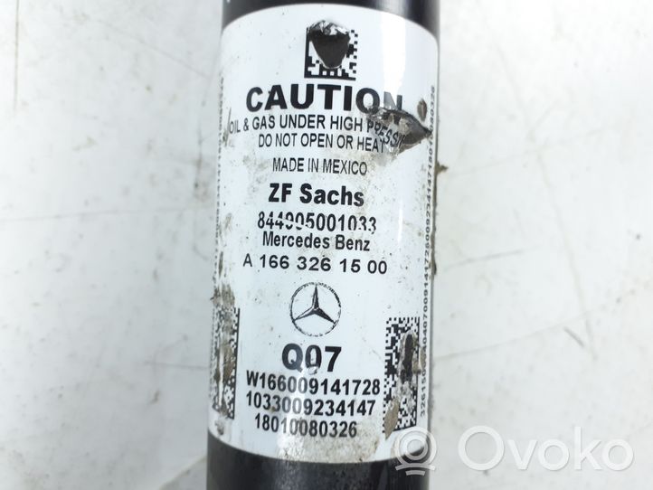 Mercedes-Benz GLE (W166 - C292) Задний aмортизатор A1663261500