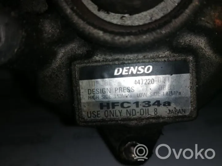 Daihatsu Terios Ilmastointilaitteen kompressorin pumppu (A/C) 