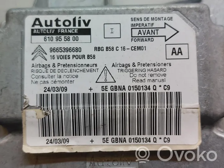 Citroen C4 I Picasso Airbag control unit/module 