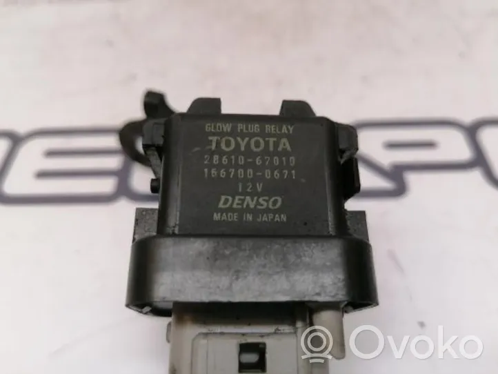 Toyota Auris 150 Hehkutulpan esikuumennuksen rele 