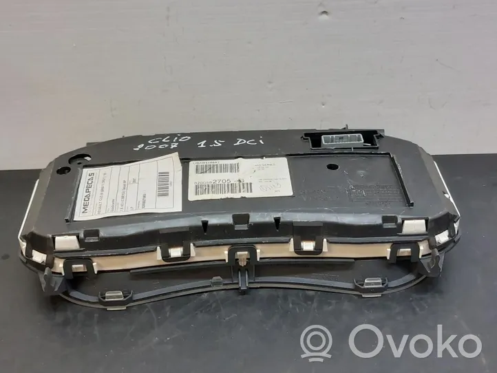 Renault Clio III Compteur de vitesse tableau de bord 