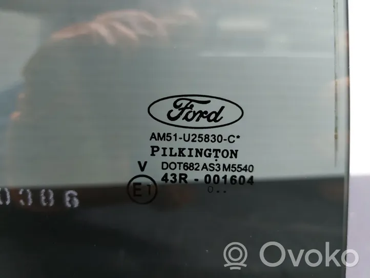 Ford Grand C-MAX Szyba drzwi tylnych 