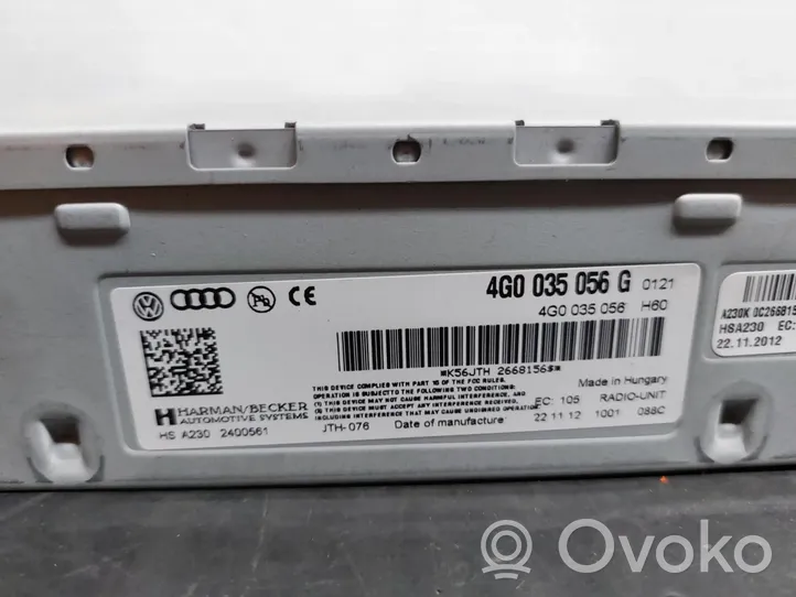Audi A4 S4 B8 8K Unité principale radio / CD / DVD / GPS 
