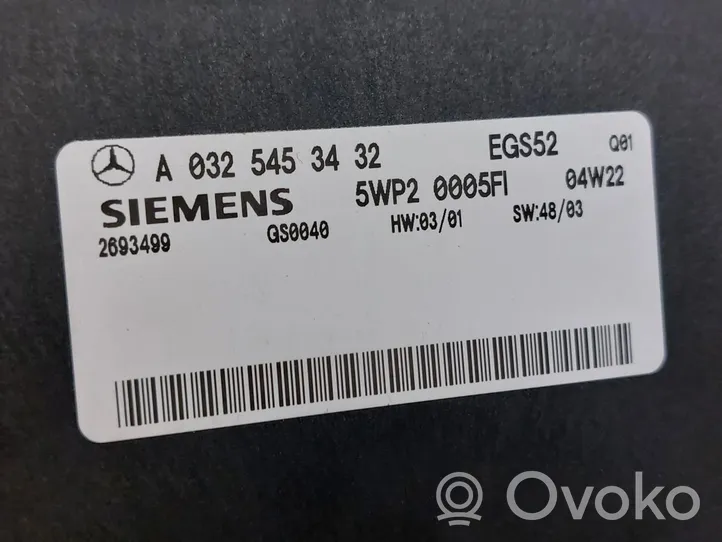 Mercedes-Benz E W211 Altre centraline/moduli 