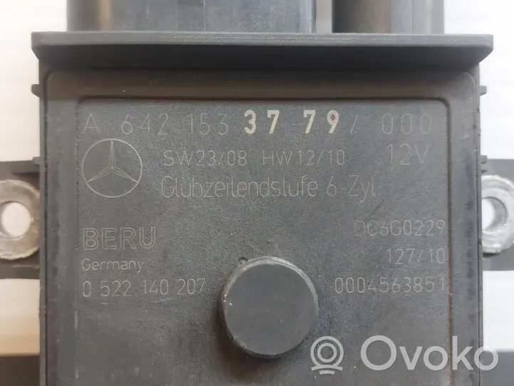 Mercedes-Benz CLK C207 A207 Glow plug pre-heat relay 