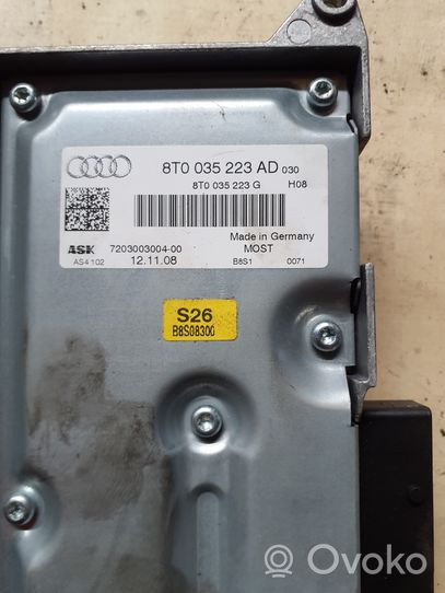 Audi A4 S4 B8 8K Äänentoistojärjestelmäsarja 8T0035223AD