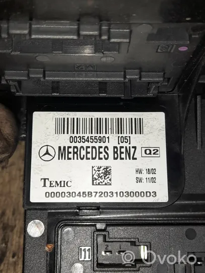 Mercedes-Benz E W211 Ramka / Moduł bezpieczników 0035455901