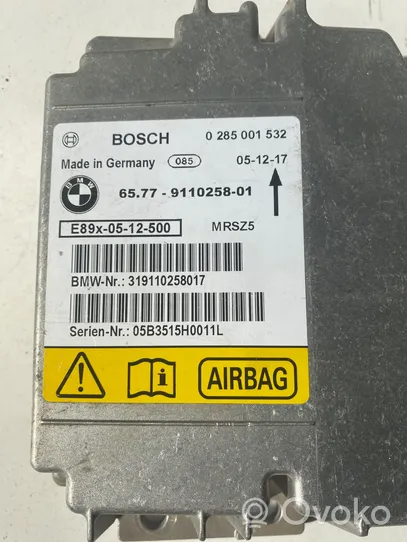 BMW 3 E90 E91 Airbag control unit/module 319110258017