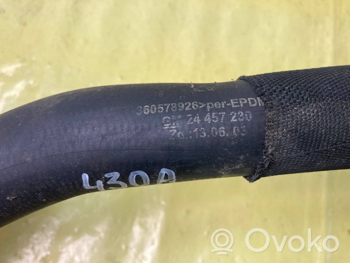 Opel Corsa C Przewód / Wąż chłodnicy 24457230