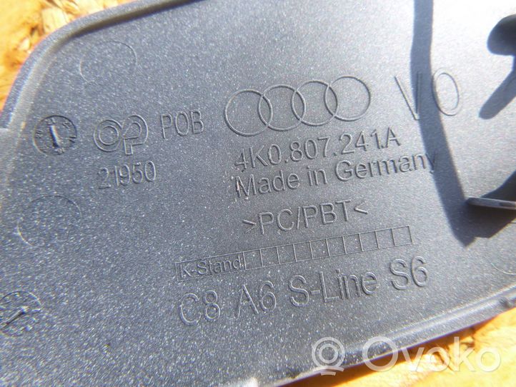 Audi A6 S6 C8 4K Tappo/coprigancio di traino anteriore 4K0807241A