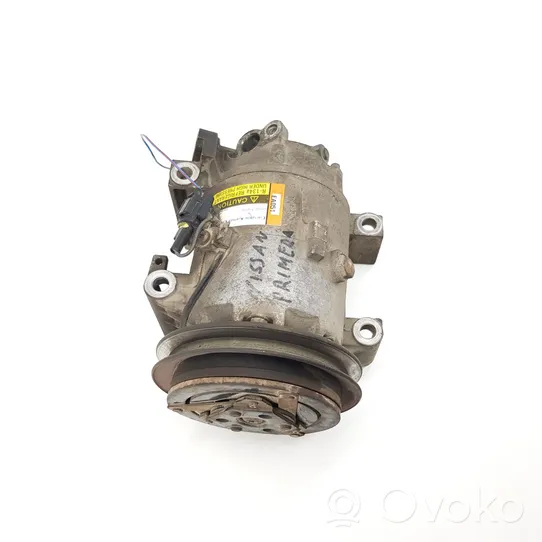 Nissan Primera Ilmastointilaitteen kompressorin pumppu (A/C) 07222125302