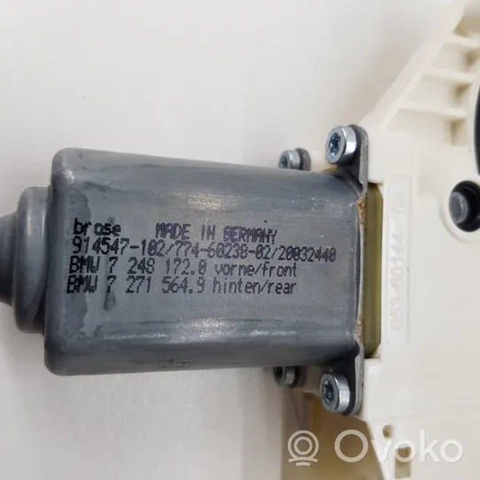 BMW 5 F10 F11 Varikliukas priekinio langų pakėlėjo 72715649