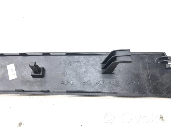 Audi A4 S4 B8 8K Rivestimento pulsantiera finestrino della portiera posteriore 8K0867420