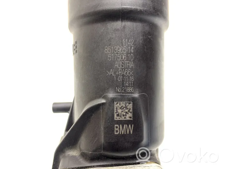 BMW 4 F32 F33 Mocowanie / uchwyt filtra oleju 70568660