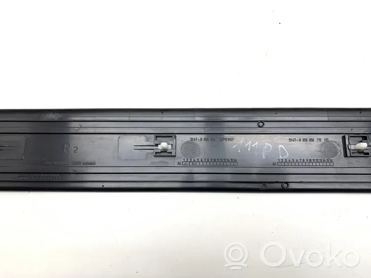 BMW 5 F10 F11 Priekinio slenksčio apdaila (vidinė) 51478050046