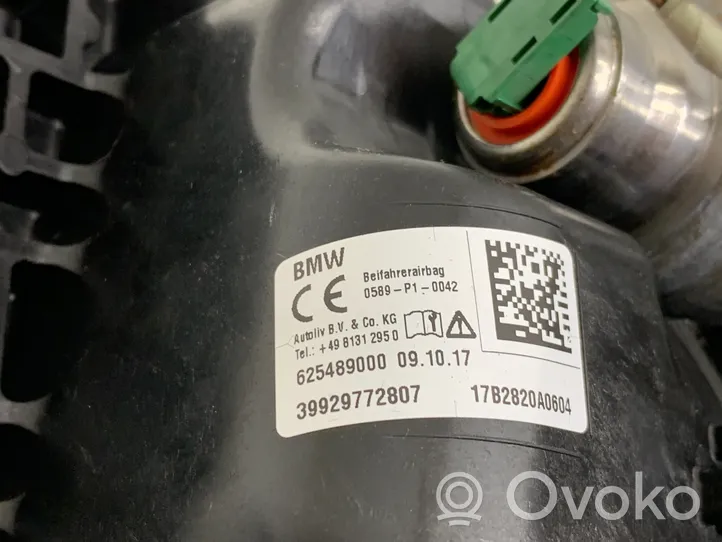 BMW 5 G30 G31 Poduszka powietrzna Airbag pasażera 9297726